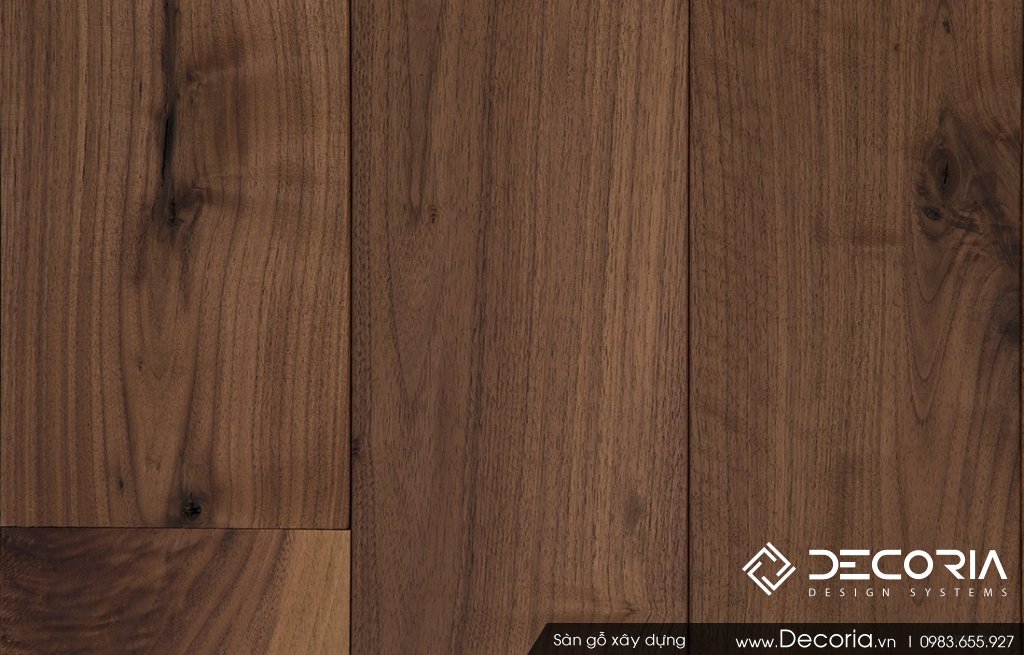 Sàn gỗ màu óc chó