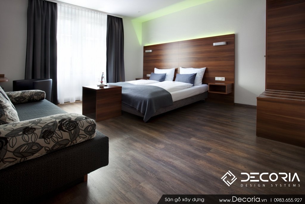 Mẫu phòng ngủ lát sàn gỗ đẹp