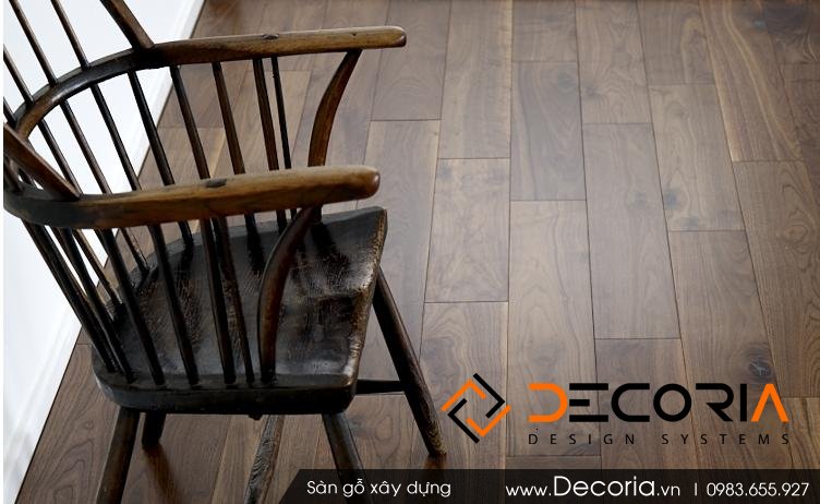 Mẫu thiết kế sàn gỗ công nghiệp giá rẻ quán Cafe