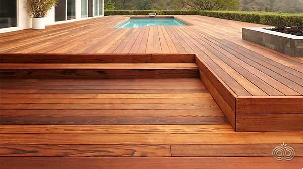 Sàn gỗ Bể bơi