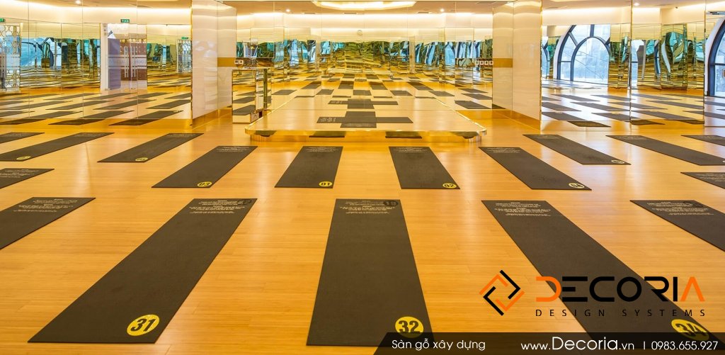 Sàn gỗ Phòng tập Yoga