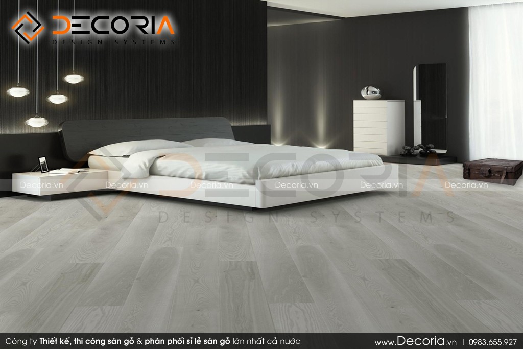 Mẫu thiết kế sàn gỗ Phòng ngủ: công nghiệp & tự nhiên - Decoria.vn